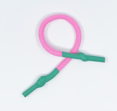 China Sustainable custom silicone dipped tips lanyards for sportswear /silicone ends lanyard for sale