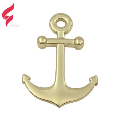 China Eco-friendly Fashion Gold Mini Anchor Shaped Decorative Shoe Female Buckle Shoe Ornaments Accessories For Shoes/Bag, Shoe /garment Decorations for sale