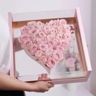 China Hebei Huiya new handmade design of heart box, acrylic box, sky love gift box for sale