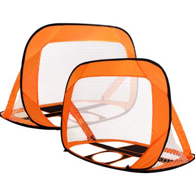 China Soccer Kids Sports Outdoor Training Soccer Goal Pop Up Soccer Goal Post With Soccer Nets For Sale for sale