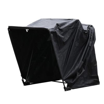 China Waterproof Outdoor Waterproof Scooter Tent Motorcycle Thrown Bike Shield Car UV Foldable Garage Heavy Duty Motorcycle Shelter Cover for sale