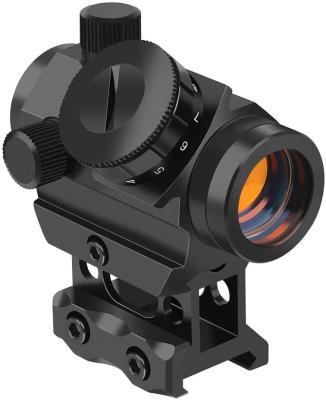 China Red Alloy 1x20 RDS-25 Dot Sight 4 MOA Red Dot Gun Sight Rifle Aluminum Scope with 1 Inch Riser Mount Airsoft Hunting Accessory for sale