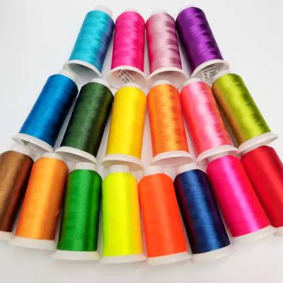 China Neutral Computer Shrinkage Color Rayon Sewing Thread Rayon Embroidery Thread Viscous Embroidery Thread 120 for sale