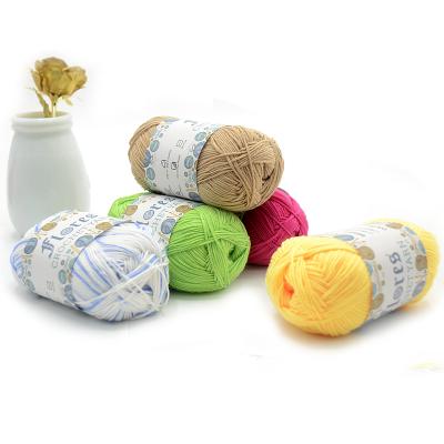 China 50G COTTON BAMBOO COLORFUL HIGH QUALITY antistatic YARN HAND KNITTING CROCHET YARN for sale