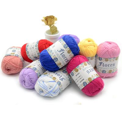 China Anti Static Ready To Ship Hand Knit Anti Insect Bamboo Cotton Yarn For Sweater Hat Toys Bag for sale