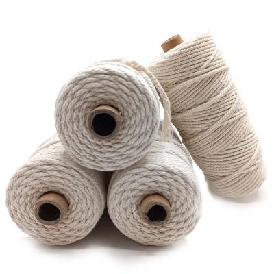 China Viable Many Sizes Available In Stock Colored 5 Mm Cotton Rope 10mm For Hand Hook for sale