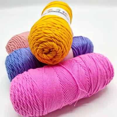 China Anti-pilling YARN MILK COTTON 5PLY CROCHETED CHINA CROCHET 100% MILK COTTON YARN 50G 100G CROCHET 5PLY for sale