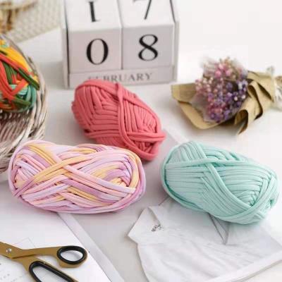 China Baby Yarn T-shirt Yarn Cotton Crochet Good Quality Anti-pilling Hand Knitting for sale