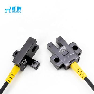 China JIMOU DC 4 Wire 670 672 Slot Sensor Photoelectric Switch JM-670NS for sale