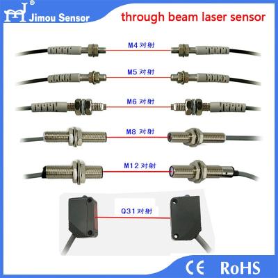 China Position sensor JIMOUM4, M5, M6, M12, M18, Q31 by beam laser sensor for sale