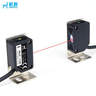 China JIMOU Industrial Automation Through Beam NPN Mode Non Output Laser Distance Sensor Switch for sale