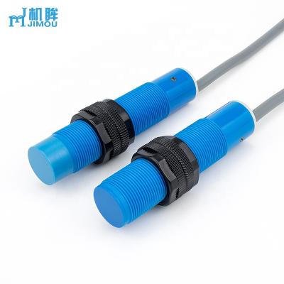 China Plastic Capacitive Position Sensor DC 24V M18 Long Range Sensor Switch for sale