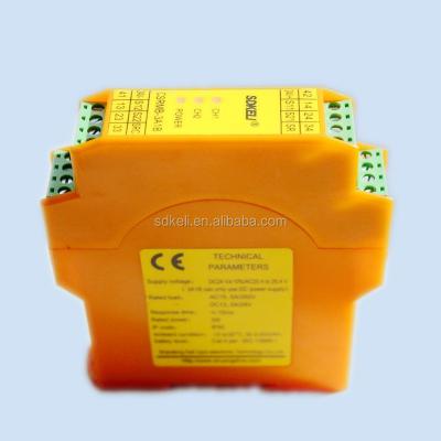 China E-stop Switch Type4 Safety Relay , Safety Relay For Two Hands Button Signal for sale