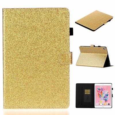 China Hot Sale Magnetic Auto-Sleep Glitter Wake Stand Shiny PU Leather PU Leather Cover For iPad Mini 5 Card Wallet Cool Stand Flip Case For iPad Mini 1/ 2/3 for sale