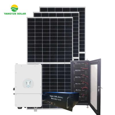 China Hybrides PV System 50KW aller schwarze Bifacial Sonnenkollektor MBB Monofacial zu verkaufen