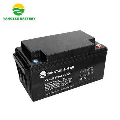 China M8 / M10 Terminal 12V 70Ah AGM Battery Discharge Cut-Off Voltage ≤3%/Month Self-Discharge zu verkaufen