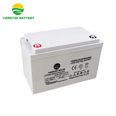 China 12V 100Ah Absorptive Glass Mat Battery 10.5V-11.0V Discharge Cut-Off Voltage zu verkaufen