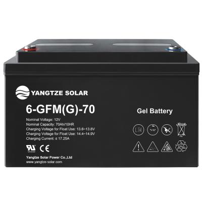 China 12V 70Ah AGM Gel Battery M8 / M10 Terminal Low Self-Discharge Rate ≤3%/Month zu verkaufen