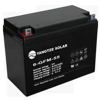 China 12V 55Ah Gel Battery Self-Discharge≤3%/Month -20℃~60℃ Operating Temperature zu verkaufen