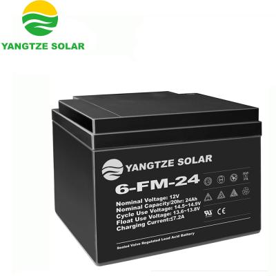 China 12V 24Ah Sealed Storage Battery M8 / M10 Absorbed Glass Mat Battery For Energy Storage zu verkaufen