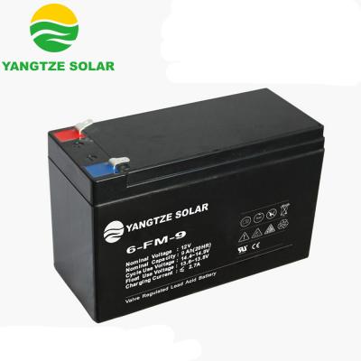 China 1500 Times Cycle Life 12V 9Ah AGM Battery Self-Discharge≤3%/Month zu verkaufen