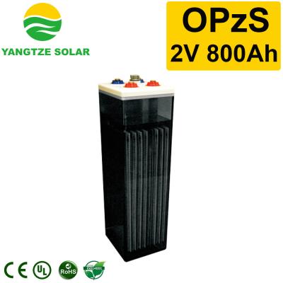 China 2V 800Ah Tubular OPZS Batterie mit mehr als 20 Jahren Lebensdauer zu verkaufen