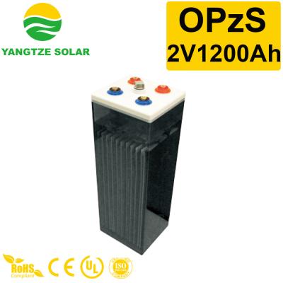 China 2V 1200Ah Tubular OPZS Batterie mit mehr als 20 Jahren Lebensdauer zu verkaufen