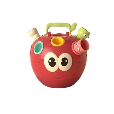 China ABS Apple Shape Sorter Baby Color Number Matching Game Learning Toys Early Education Toys for sale