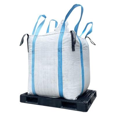 China 1 Ton Big Specifications PP Bag Polypropylene Breathable FIBC Bulk Bag With Insurance Commercial Reusable 1000kg Tonnage Jumbo Container for sale