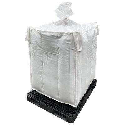 China Food Grade PROSKY 1000kg 1 Cubic Meter White Large Packaging Bag For Coffee Seeds for sale