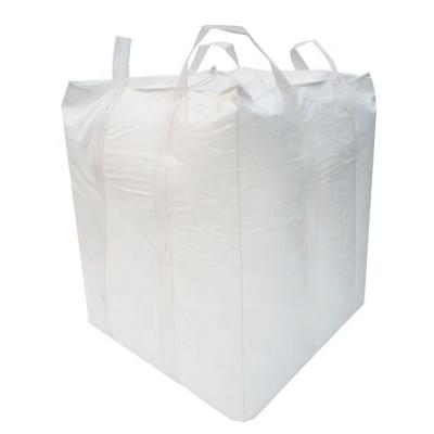 China Food grade PROSKY 1000kg cubic baffle jumbo bag for micropearl caustic soda pearls for sale