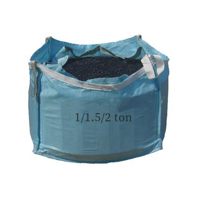 China PROSKY Breathable Recyclable PP Large Fibc Pop Up Bag For Waste Printed Logo 8 New Yard Cube Bulk Skip Trash Bags for sale