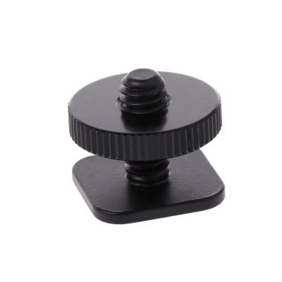 China Mini / Flexible Photography 1/4 Mount Tripod Lightweight /Portable Screw Single Layer (Single) 1/4 Inch Tripod Mount Screw To Studio Snap Hot Shoe Adapter for sale