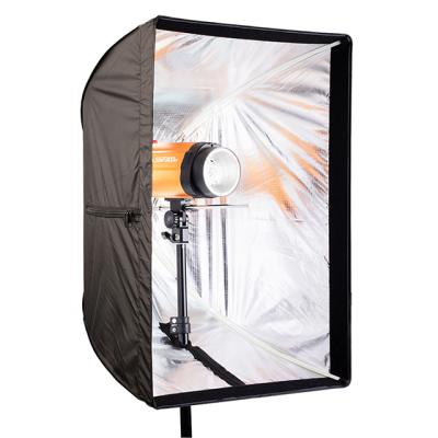 China Portable Rectangle 60x90cm Photo Studio Softbox Umbrella Diffuser Reflector for Speedlight Flash for sale