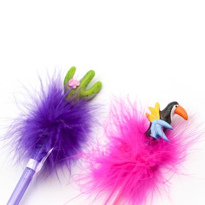 China Writing Kawaii Glitter Pensils Girls Popular Pink Flamingo Eraser Pencil for sale