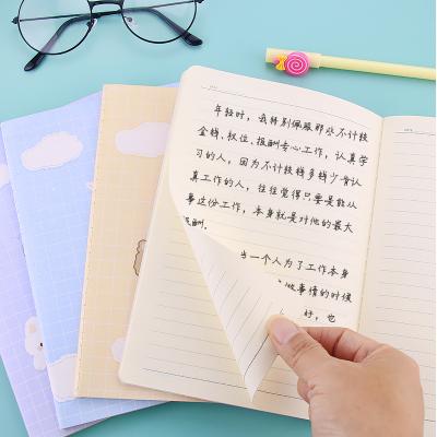 China Line Printed Hardcover Journal Car Wooden Notebooks Blindfold Trim Color Thick Notebook Gift Supplies Office Students for sale