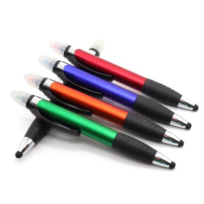 China office & School Promo Stylus Stylus Pen Phone Screen Touch Ballpoint Tip Tip Stylus Plastic Thick Touch Active Pen Dual With Highlight Bar for sale