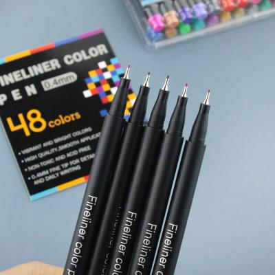 China Multicolor Fine Line Drawing Pen Stroke Pen Feiner Marker Fine Liner Fine Line Point Marker Stylo De Dessin Au for sale