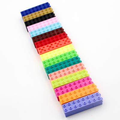 China 2021 Promotional Pen 2021 Creative Children's Products Highlighter Bar Puzzle Square Shape Color Marker Pen for sale