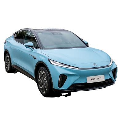 China R7 AUTOMATIC UP: Medium and large luxury pure electric SUV 77/90 electric car motor price electric car SUV for sale