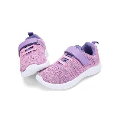 China Flyknit Crianças tênis de corrida sapatos crianças tênis atlético para meninos pequenos/grandes meninas à venda