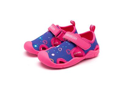 China Casual Kids Sportschuhe Netz Atmung EVA+TPR Außensohle Kinderschuhe zu verkaufen