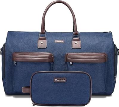 Cina Borsa da viaggio da uomo di grande capacità Borsa crossbody Borsa da uomo a spalla Borsa da mano di tela (blu) in vendita