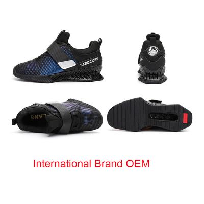 China Men Powerlifting Athletic Snearker Shoes Comprehensive Bodybuilding Training Custom Logo zu verkaufen