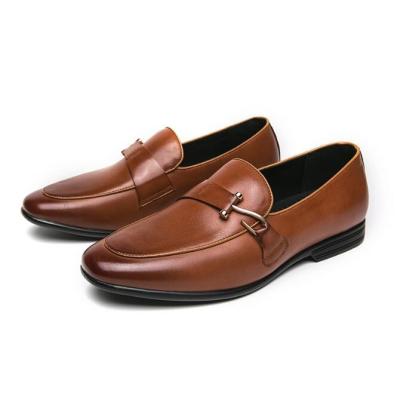 China Leisure Loafers Men Business Formal Leather Shoes Business Leather Shoes for sale