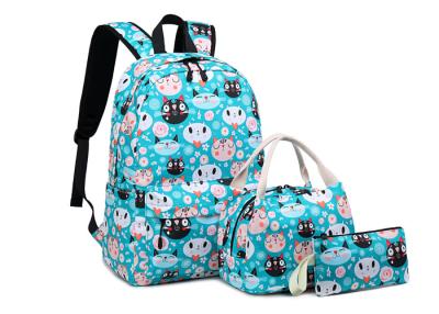 China Blue Polyester Soekidy Children School Bag for sale