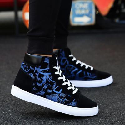 China Mens Shoes EVERGREEN High Top Shoes Student Canvas Shoes Mens Casual Shoes Tend Youth Sneakers K52 for sale