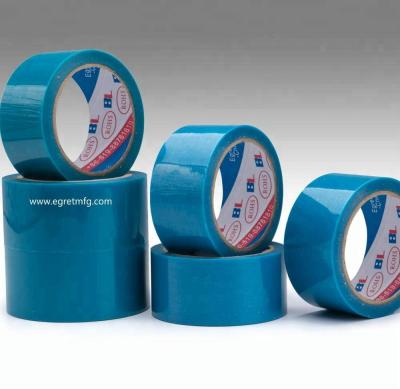 China PET Heat Resistant Blue Polyester Duct Tape for sale