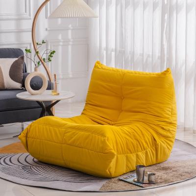 China Others Customized Caterpillar Modern Lazy Floor Chair Living Room Nordic Leather Sofas for sale