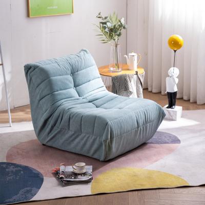 China Other Small Nordic Lazy Fabric Bean Bag Sofas Soft Sofa Living Room Creative Caterpillar Floor Arc for sale